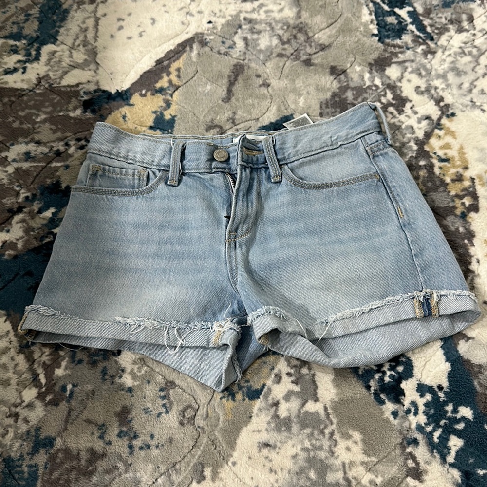 girls jean shorts